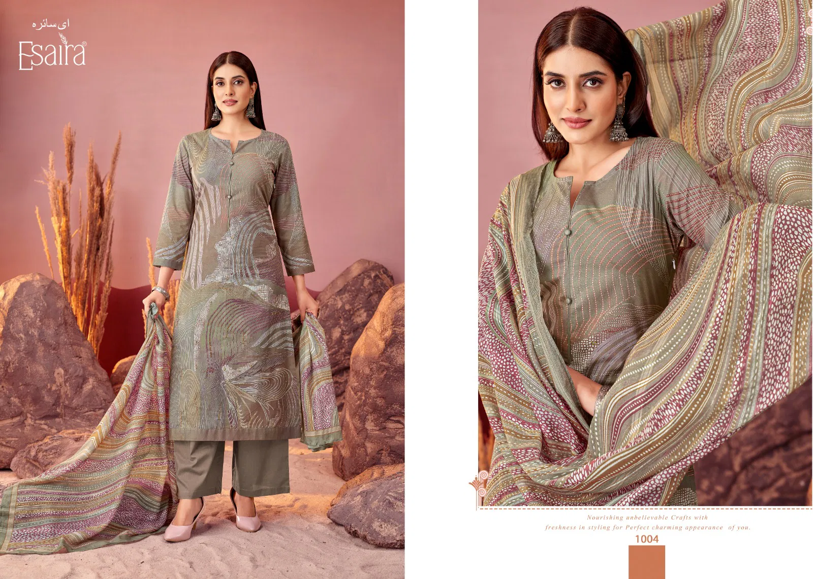 Belona By Esta Cambric Cotton Printed Salwar Kameez Exporters In India